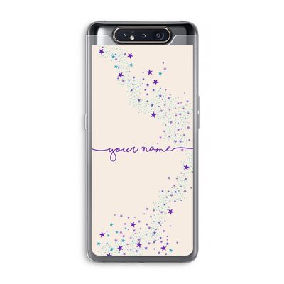 Sterren: Samsung Galaxy A80 Transparant Hoesje
