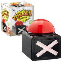 Buzzer drukknop met rood kruis - Quiz knoppen - Drukknoppen - Buzzers - Spelbenodigdheden