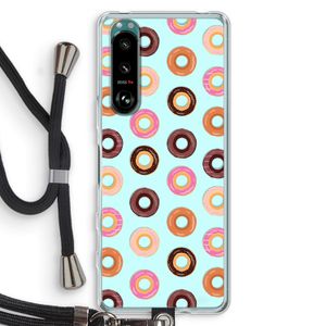Donuts: Sony Xperia 5 III Transparant Hoesje met koord