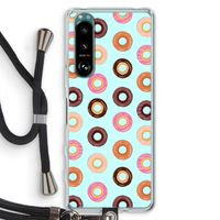 Donuts: Sony Xperia 5 III Transparant Hoesje met koord