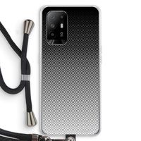 Musketon Halftone: Oppo A95 5G Transparant Hoesje met koord