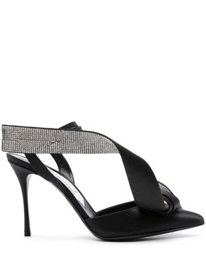 Sergio Rossi escarpins Marquise 100 mm à détail de nœud - Noir