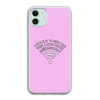 Home Is Where The Wifi Is: iPhone 11 Transparant Hoesje