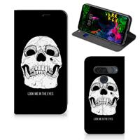 Mobiel BookCase LG G8s Thinq Skull Eyes Mobiel BookCase LG G8s Thinq Skull Eyes