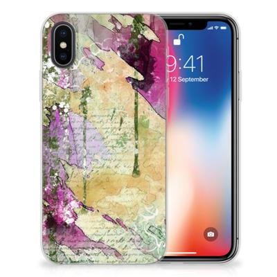 Hoesje maken Apple iPhone X | Xs Letter Painting Hoesje maken Apple iPhone X | Xs Letter Painting