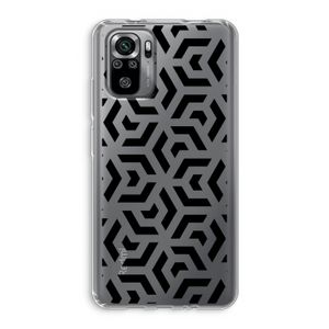 Crazy pattern: Xiaomi Redmi Note 10S Transparant Hoesje