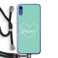 Forever heart pastel: Honor Play 8A Transparant Hoesje met koord