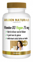 Golden Naturals Vitamine D3 Vegan 75mcg Capsules
