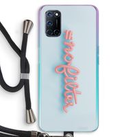 #nofilter: Oppo A92 Transparant Hoesje met koord #nofilter: Oppo A92 Transparant Hoesje met koord