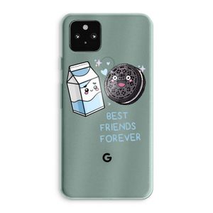 Best Friend Forever: Google Pixel 5a 5G Transparant Hoesje