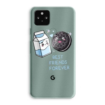 Best Friend Forever: Google Pixel 5a 5G Transparant Hoesje