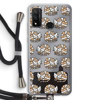 Slapende poes: Huawei P Smart (2020) Transparant Hoesje met koord