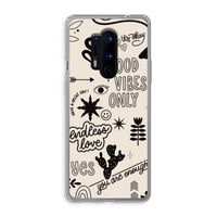 Good vibes: OnePlus 8 Pro Transparant Hoesje
