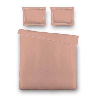 Outlet Effen 200x200 Cm Koraal Luna Bedding - Dekbed-Discounter.nl