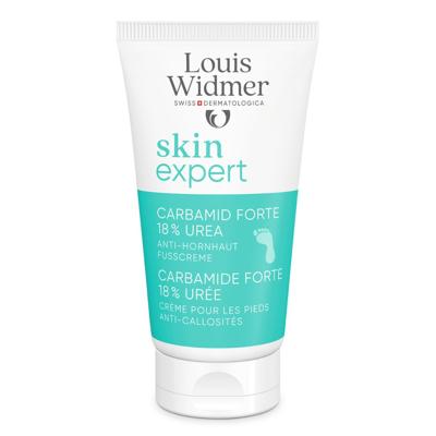 Louis Widmer Skin Expert Carbamide Forte 18% Ureum Voetencrème Tegen Eelt Zonder Parfum 50ml