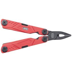 4K5 Tools MT 400 MultiTool Large 600.400A Multitool Met holster Rood, Zwart