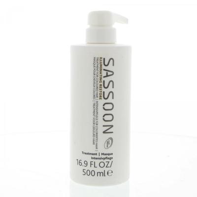 Sassoon Care Illuminating Restore Masker 500ml | Voor Gekleurd Haar