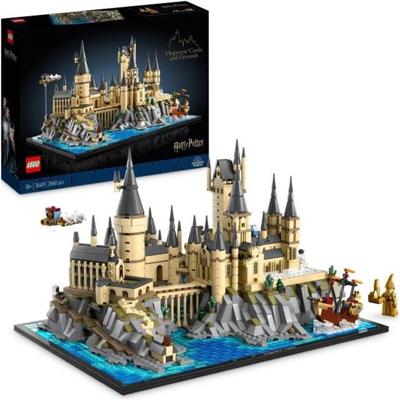 LEGO Harry Potter 76419 Zweinstein Castle en terrein, modelbouwpakket voor volwassenen, inclusief iconische locaties.