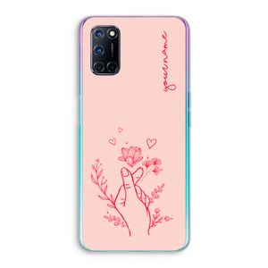 Giving Flowers: Oppo A92 Transparant Hoesje