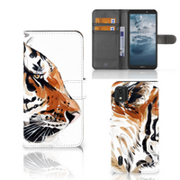 Hoesje Nokia C2 2nd Edition Watercolor Tiger - thumbnail
