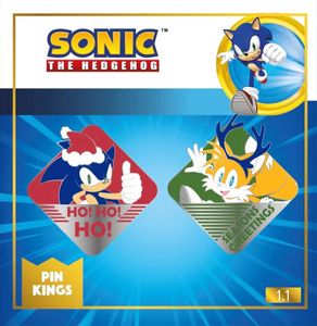 Sonic The Hedgehog Enamel Pin Badge Set - Christmas