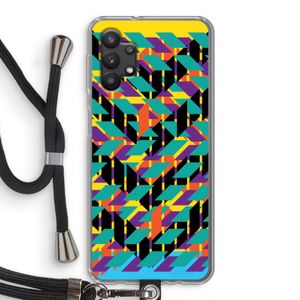 Skew Bee 1: Samsung Galaxy A32 5G Transparant Hoesje met koord