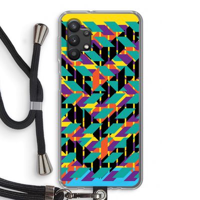 Skew Bee 1: Samsung Galaxy A32 5G Transparant Hoesje met koord