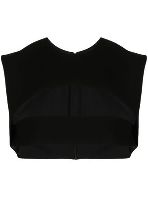 Mônot haut à découpe - Noir