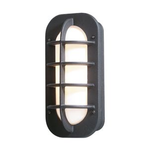 Konstsmide Loke 513-752 Buitenlamp (wand) Spaarlamp, LED E27 60 W Zwart