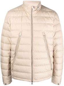 Moncler veste matelassée à fermeture zippée - Marron