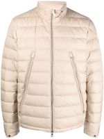 Moncler veste matelassée à fermeture zippée - Marron - thumbnail