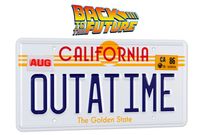 Back To The Future Replica 1/1 ´Outatime´ DeLorean License Plate - thumbnail