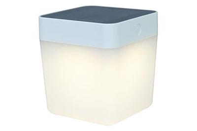 Lutec Solar tafellampjeTable Cube wit vierkant - 6908001331