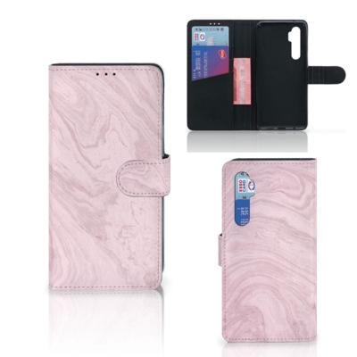 Xiaomi Mi Note 10 Lite | Bookcase | Marble Pink - Origineel Cadeau Vriendin