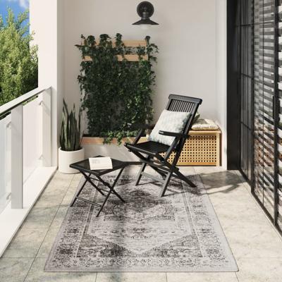 VidaXL Vloerkleed arbizu binnen en buiten vintage stijl 140x200 cm