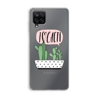 I love cacti: Samsung Galaxy A12 Transparant Hoesje