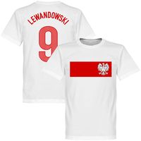 Polen Lewandowski 9 Banner T-Shirt