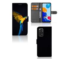 Xiaomi Redmi Note 11/11S | Telefoonhoesje | Met pasjeshouder | Papegaai