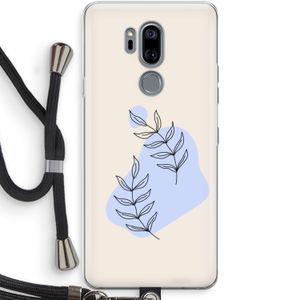 Leaf me if you can: LG G7 Thinq Transparant Hoesje met koord