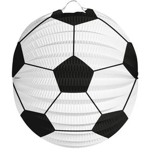 Lampion Voetbal Bolvorm 22cm