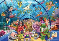 Jumbo Wasgij Puzzel Aquarium Antics! Original 43 1000pcs - thumbnail