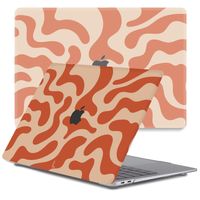 Lunso MacBook Air 13 inch M1 (2020) cover hoes - case - Orange Fever