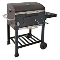 Houtskoolbarbecue met Deksel en Wielen Aktive 102 x 65 x 104 cm