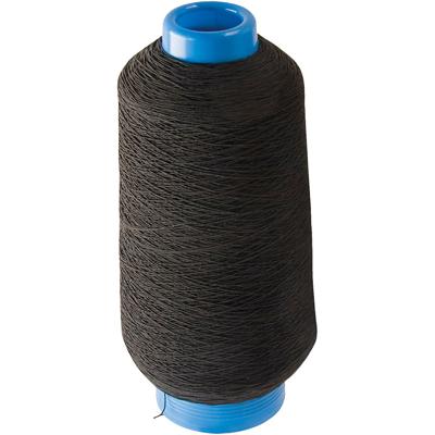 Creativ Company Dun, rond elastisch garen, zwart, 1500 m/ 1 rol