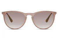 CWI zonnebril dames panto volledig omrand cat. 3 beige/smoke - thumbnail