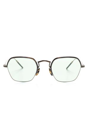 Oliver Peoples lunettes de vue à monture carrée - Marron