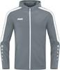 JAKO 6823K Jas Met Kap Power Kids - Steengrijs - 140