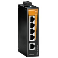 Weidmüller IE-SW-BL05T-5TX Unmanaged Fast Ethernet (10/100) Zwart, Oranje - thumbnail