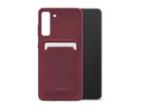 Mobilize Mobilize Rubber Gelly Card Case Samsung Galaxy S21 FE 5G Matt Bordeaux