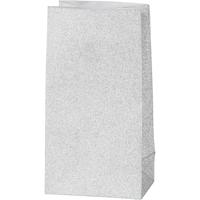 Vivi Gade Papieren zakken, h: 17 cm, afm 6x9 cm, 120 gr, zilver, 8 stuk/ 1 doos